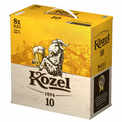 Velkopopovický Kozel 10, multipack 8x0,5l
