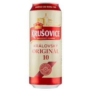 Krušovice 10 plech 0,5l