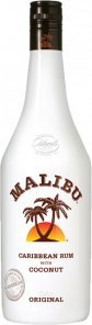 Malibu Caribbean rum, lahev 1l