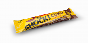 Big Shock! Original čoko s kofeinem energetická tyčinka s čoko polevou 65g