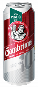 Gambrinus Originál 10, plechovka 0,5l