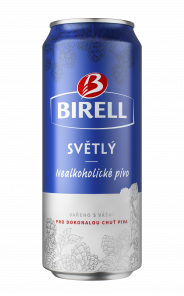Birell Světlý nealkoholické pivo, plech 0,5l