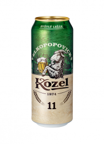 Velkopopovický Kozel 11 pivo ležák světlý 500ml
