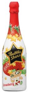 Nápoj Bubble Stars jahoda 0,75L