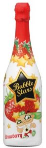Nápoj Bubble Stars jahoda 0,75L