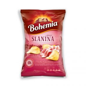 Bohemia Chips s příchutí slanina 70g