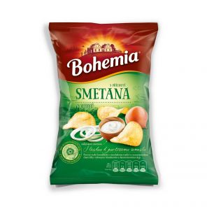 Bohemia Chips s příchutí smetana a cibule 70g