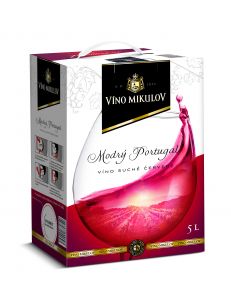 Víno Mikulov Chardonnay, bag in box 5l