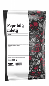 Pepř bílý mletý 500g Drana