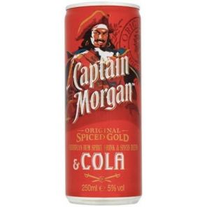 CAPT. MORGAN Sp. G. + cola 0,25l