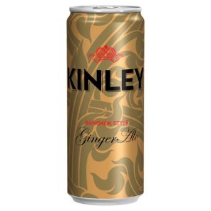 TONIC Kinley Ginger 24*330ml PLECH