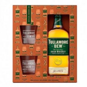 Tullamore Dew +2 sklo 40% 0,7l