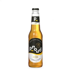Pivo Proud Ležák 0,33 sklo
